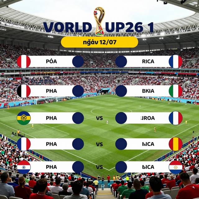 Dự đoán World Cup 2026: Phân tích Vòng 16 đội ngày 12/07 – Cơ hội đi tiếp